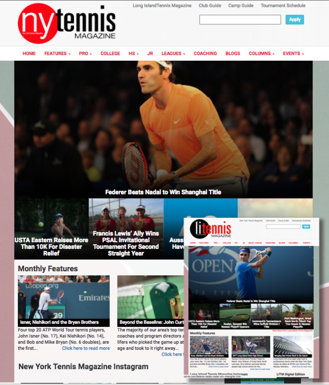 United Sports Publishing Tennis Websites